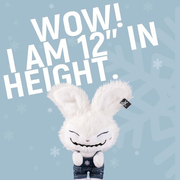 Halloween Scary Stuffed Animal Creepy Spooky Plush Bunny Movable Limbs Doll - Picture 6 of 8